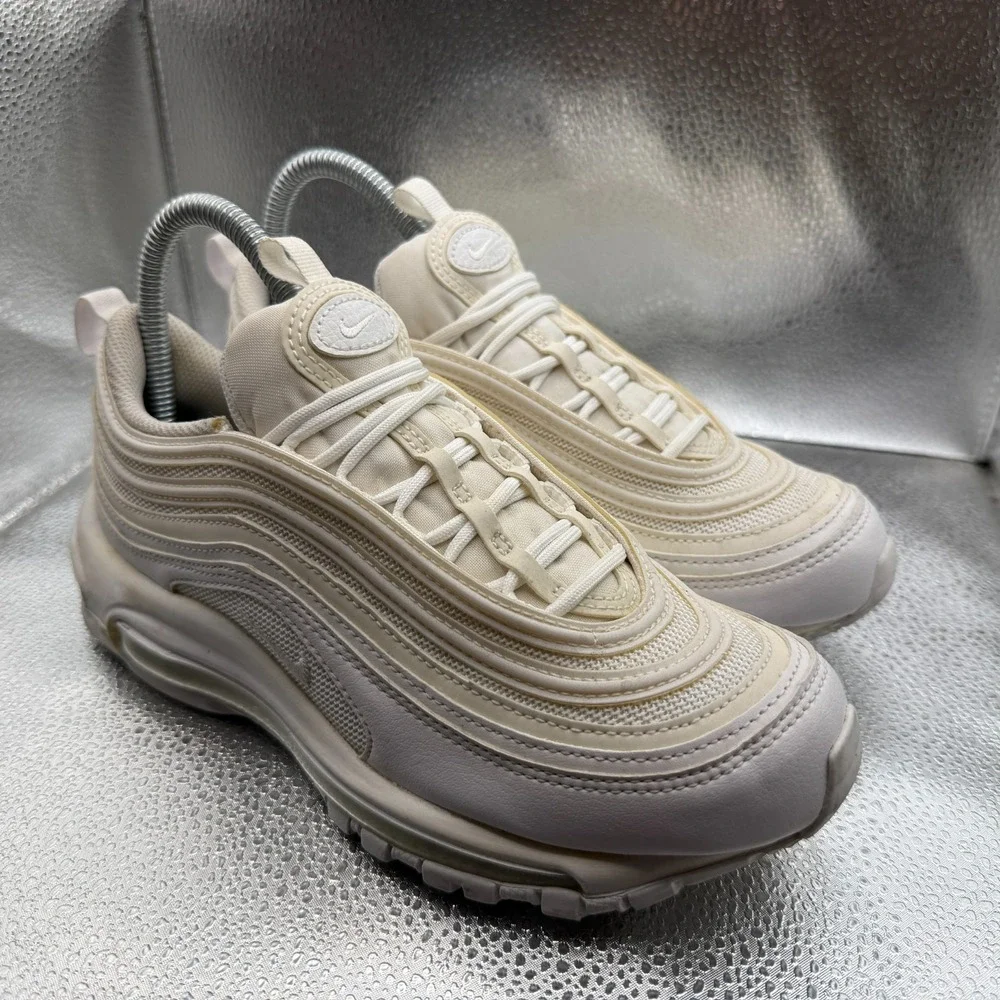 Size 6 Nike Air‎ Max 97 Low Top Off-White Womens Athletic Sneakers DH8016-100